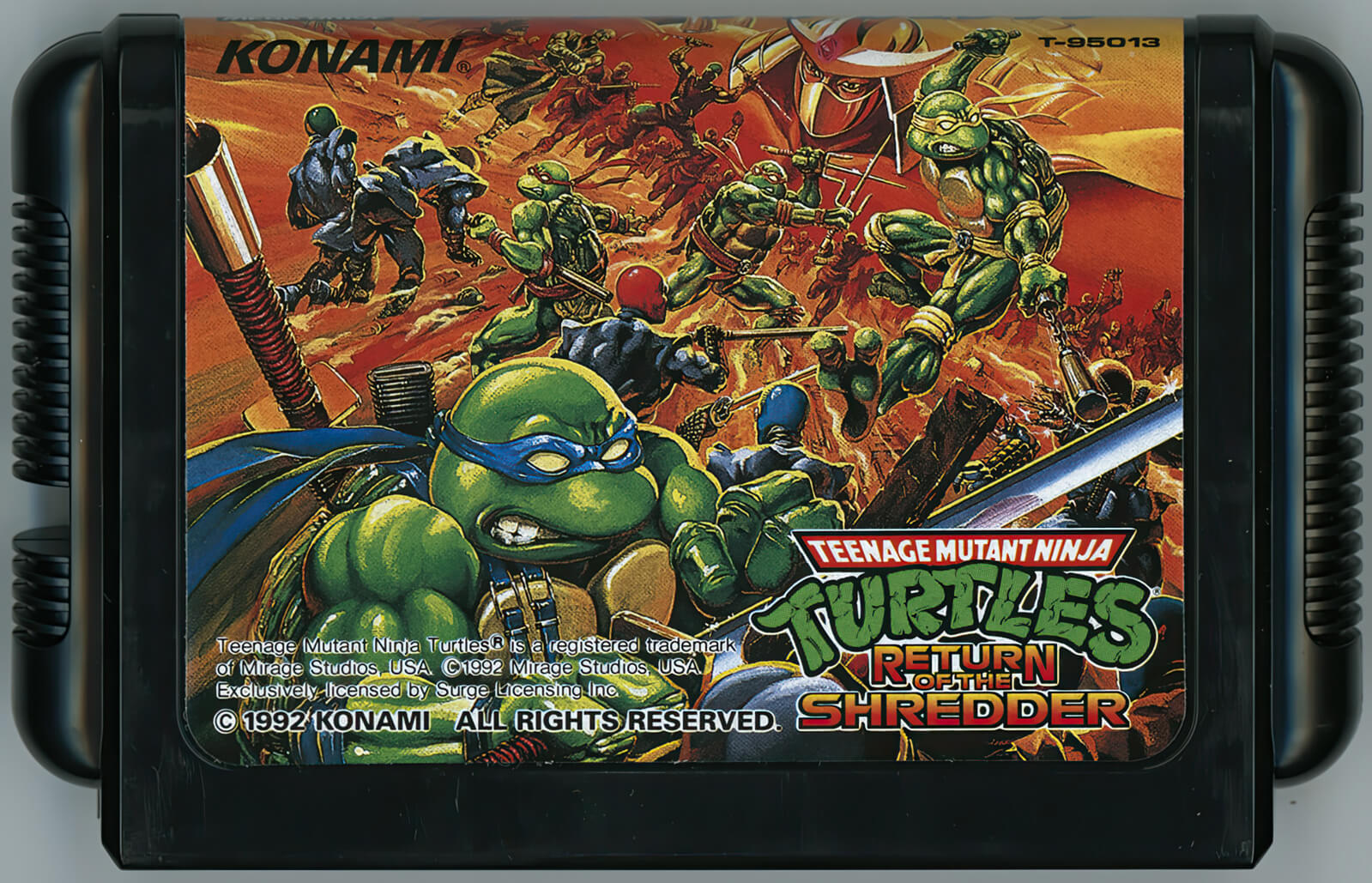 Лицензионный картридж Teenage Mutant Ninja Turtles: Return of the Shredder для Sega Mega Drive